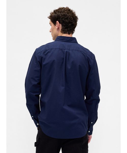 GAP(ギャップ)の「スタンダードフィット オックスフォードシャツ(シャツ/ブラウス・メンズ・ピンク/ホワイト/ホワイト×ブルー/ネイビー・M/S/XS/XL/L)」の10枚目の写真