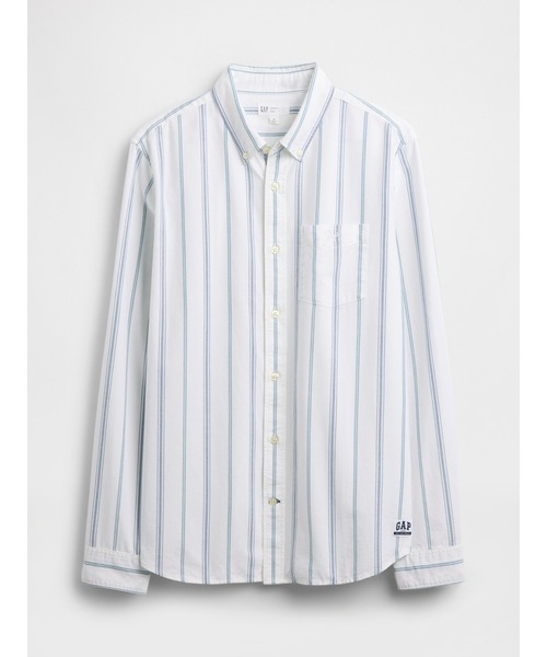 GAP(ギャップ)の「スタンダードフィット オックスフォードシャツ(シャツ/ブラウス・メンズ・ピンク/ホワイト/ホワイト×ブルー/ネイビー・M/S/XS/XL/L)」の17枚目の写真