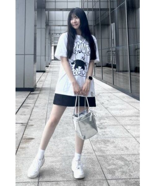 GRAVER（グレーバー）の「[ユニセックス]3ベアコミックスロゴ半袖Tシャツ_ホワイト（Tシャツ/カットソー・レディース・ホワイト・X-LARGE/SMALL/MEDIUM/LARGE）」の4枚目の写真