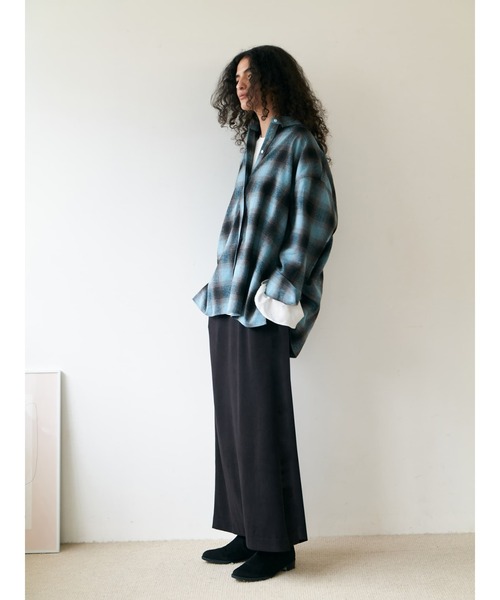 Brown&Street（ブラウンアンドストリート）の「フランネルチェックシャツ（シャツ/ブラウス・レディース・ブルー/ホワイト・FREE）」の11枚目の写真