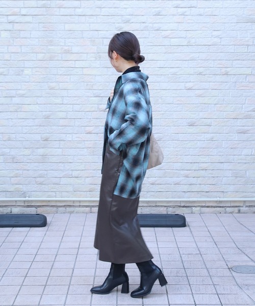 Brown&Street（ブラウンアンドストリート）の「フランネルチェックシャツ（シャツ/ブラウス・レディース・ブルー/ホワイト・FREE）」の16枚目の写真