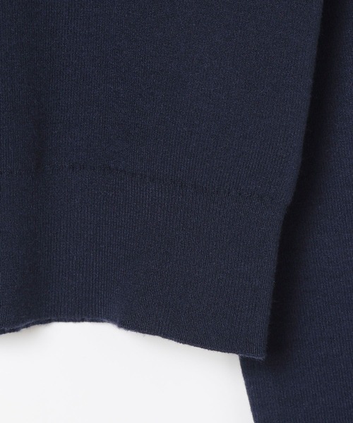 GLOBAL WORK（グローバルワーク）の「メルティポロセーター/AND YUA ANY/611229（ニット/セーター・キッズ・ネイビー/ライトグレー・MEDIUM/SMALL）」の8枚目の写真