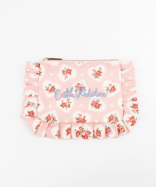 Cath Kidston(キャスキッドソン)の「フリルティッシュポーチ(ポーチ・レディース・イエロー/パープル/レッド/ピンク/ライトグリーン/サックスブルー/アイボリー/ブラック・FREE)」の8枚目の写真
