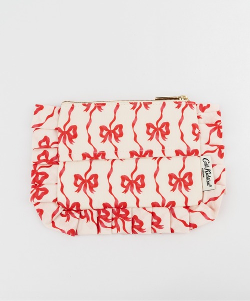 Cath Kidston(キャスキッドソン)の「フリルティッシュポーチ(ポーチ・レディース・イエロー/パープル/レッド/ピンク/ライトグリーン/サックスブルー/アイボリー/ブラック・FREE)」の21枚目の写真