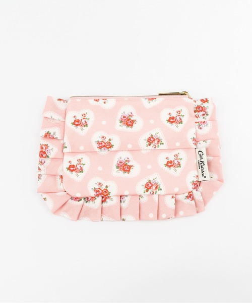 Cath Kidston(キャスキッドソン)の「フリルティッシュポーチ(ポーチ・レディース・イエロー/パープル/レッド/ピンク/ライトグリーン/サックスブルー/アイボリー/ブラック・FREE)」の18枚目の写真