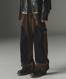 NOT4NERD | Washed Deconstructed Double Knee Pants - Black(その他パンツ)