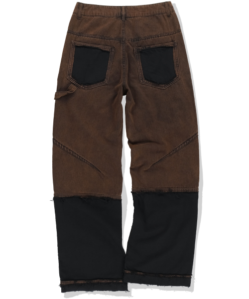 NOT4NERD（ノットフォーナード）の「Washed Deconstructed Double Knee Pants - Black（その他パンツ・レディース・その他・MEDIUM/LARGE/X-LARGE）」の3枚目の写真