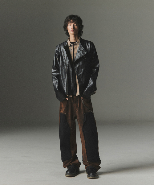 NOT4NERD（ノットフォーナード）の「Washed Deconstructed Double Knee Pants - Black（その他パンツ・レディース・その他・MEDIUM/LARGE/X-LARGE）」の6枚目の写真