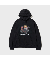 Racing Bear Hoodie Black