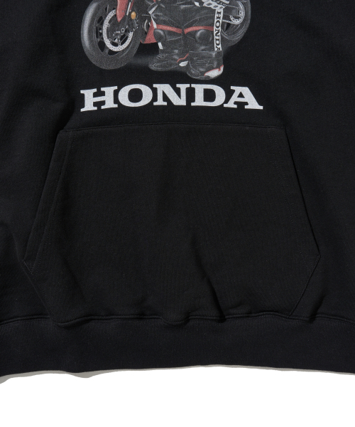 PHYPS MOTORCYCLE(フィップスモーターサイクル)の「Racing Bear Hoodie Black(パーカー・メンズ・その他・LARGE/X-LARGE/SMALL/MEDIUM)」の5枚目の写真