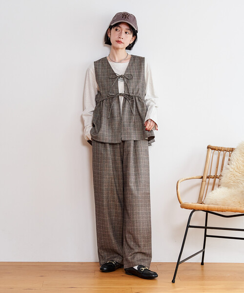 新品未使用★semon ペイズリー トップス＆パンツ　SET 90cm サイドシームレス パンツ｜BIGI online store - ビギ オンラインストア