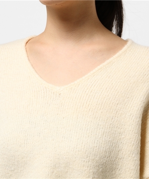 Discoat Parisien（ディスコートパリシアン）の「ストレッチウールプルオーバー（ニット/セーター・レディース・アイボリー/ライトグレー/ロイヤルブルー/ネイビー・MEDIUM/LARGE）」の6枚目の写真