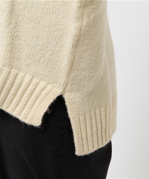 Discoat Parisien（ディスコートパリシアン）の「ストレッチウールプルオーバー（ニット/セーター・レディース・アイボリー/ライトグレー/ロイヤルブルー/ネイビー・MEDIUM/LARGE）」の8枚目の写真