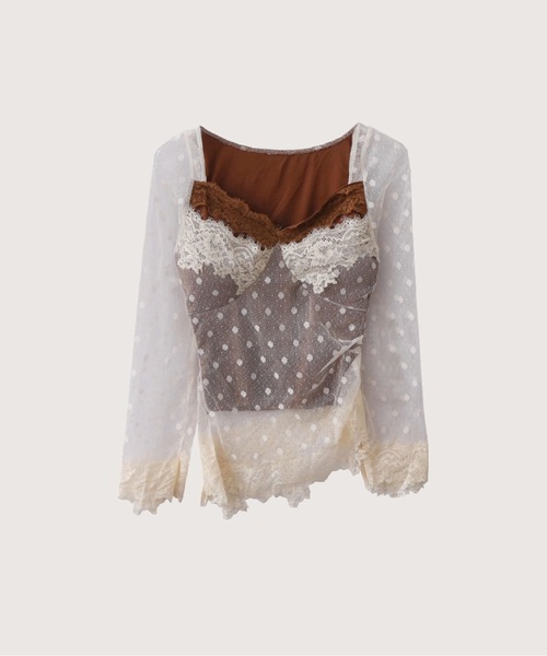 Elegant Lace Motif Top