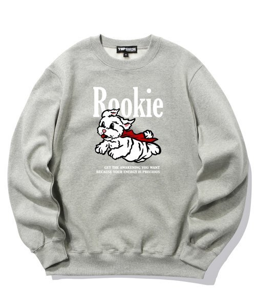 TRIPSHION(トリップション)の「ルーキー マルチーズ グラフィック クルーネック - グレー(スウェット・メンズ・その他・LARGE/MEDIUM/X-LARGE)」の1枚目の写真
