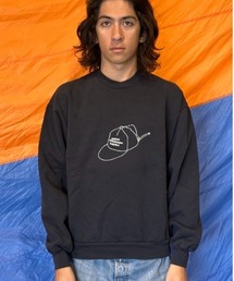 WESTERN HYDRODYNAMIC RESEARCH（ウェスタンハイドロダイナミックリサーチ）の「【Western Hydrodynamic Research/ウェスタン ハイドロダイナミック リサーチ】PROMO CREW　スウェット　トレーナー　キャップ　ブランドロゴ　プリント（スウェット）」
