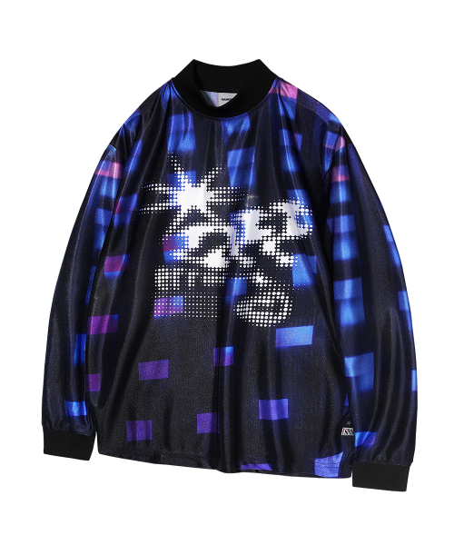 GAINSBORO(ゲインズボロ)の「オフエラー モックネック ロングスリーブ ジャージ_ドット(Tシャツ/カットソー・レディース・その他・X-LARGE/MEDIUM/LARGE)」の1枚目の写真