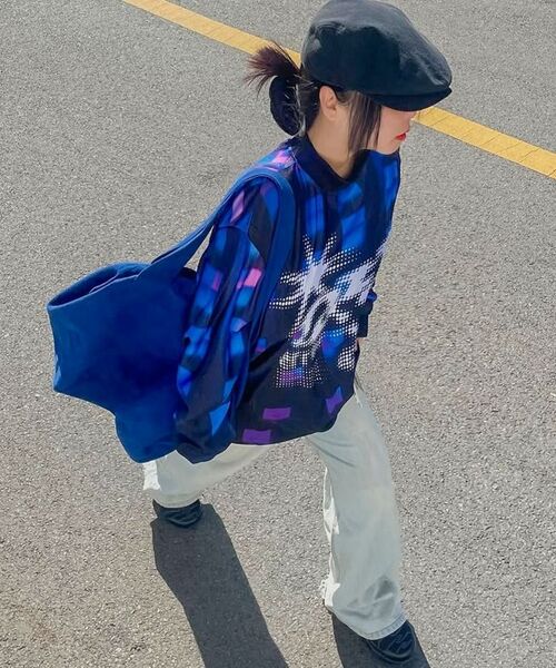 GAINSBORO(ゲインズボロ)の「オフエラー モックネック ロングスリーブ ジャージ_ドット(Tシャツ/カットソー・レディース・その他・X-LARGE/MEDIUM/LARGE)」の9枚目の写真