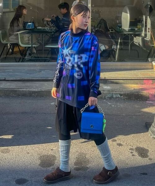 GAINSBORO(ゲインズボロ)の「オフエラー モックネック ロングスリーブ ジャージ_ドット(Tシャツ/カットソー・レディース・その他・X-LARGE/MEDIUM/LARGE)」の10枚目の写真
