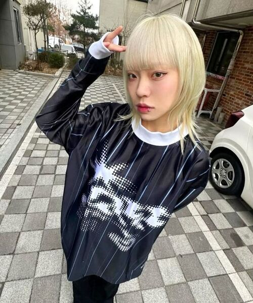 GAINSBORO(ゲインズボロ)の「オフエラー モックネック ロングスリーブ ジャージ_ドット(Tシャツ/カットソー・レディース・その他・X-LARGE/MEDIUM/LARGE)」の16枚目の写真