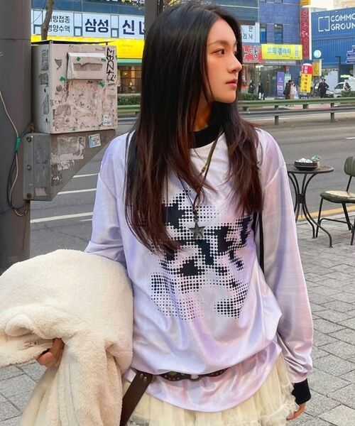 GAINSBORO(ゲインズボロ)の「オフエラー モックネック ロングスリーブ ジャージ_ドット(Tシャツ/カットソー・レディース・その他・X-LARGE/MEDIUM/LARGE)」の17枚目の写真