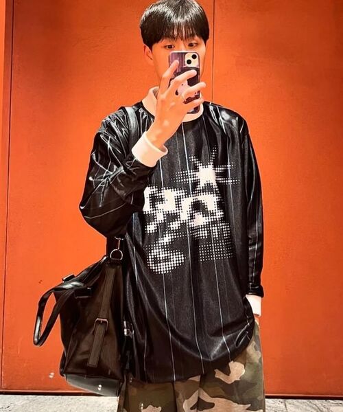 GAINSBORO(ゲインズボロ)の「オフエラー モックネック ロングスリーブ ジャージ_ドット(Tシャツ/カットソー・レディース・その他・X-LARGE/MEDIUM/LARGE)」の18枚目の写真