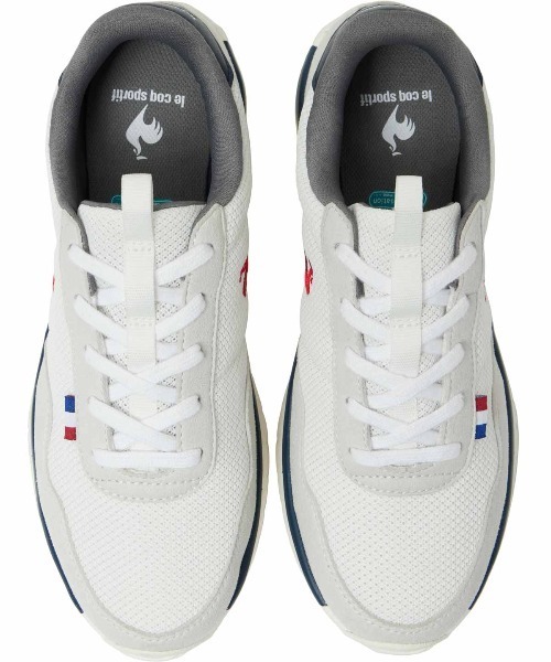 le coq sportif(ルコックスポルティフ)の「ルコックスポルティフ/LCS クオーツ ES 軽量ランニングスタイルスニーカー LU6SSN14LZ(スニーカー・レディース・ホワイト×ブルー/ホワイト×レッド・23.0cm/23.5cm/24.0cm/24.5cm/25.0cm/22.5cm)」の6枚目の写真