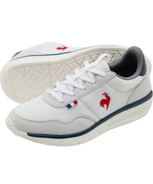 le coq sportif(ルコックスポルティフ)の「ルコックスポルティフ/LCS クオーツ ES 軽量ランニングスタイルスニーカー LU6SSN14LZ(スニーカー・レディース・ホワイト×ブルー/ホワイト×レッド・23.0cm/23.5cm/24.0cm/24.5cm/25.0cm/22.5cm)」の7枚目の写真