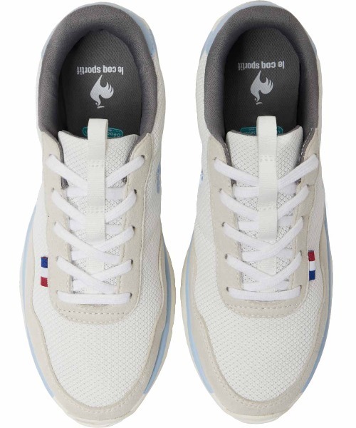 le coq sportif(ルコックスポルティフ)の「ルコックスポルティフ/LCS クオーツ ES 軽量ランニングスタイルスニーカー LU6SSN14LZ(スニーカー・レディース・ホワイト×ブルー/ホワイト×レッド・23.0cm/23.5cm/24.0cm/24.5cm/25.0cm/22.5cm)」の11枚目の写真