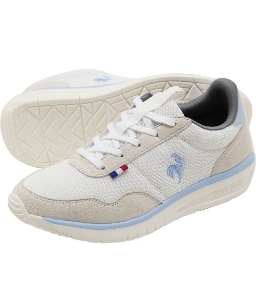 le coq sportif(ルコックスポルティフ)の「ルコックスポルティフ/LCS クオーツ ES 軽量ランニングスタイルスニーカー LU6SSN14LZ(スニーカー・レディース・ホワイト×ブルー/ホワイト×レッド・23.0cm/23.5cm/24.0cm/24.5cm/25.0cm/22.5cm)」の12枚目の写真