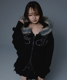 .KOM（ドットコム）の「『.KOM/ドットケーオーエム』ファー付きZIPUP【Y】【CN】（ブルゾン）」