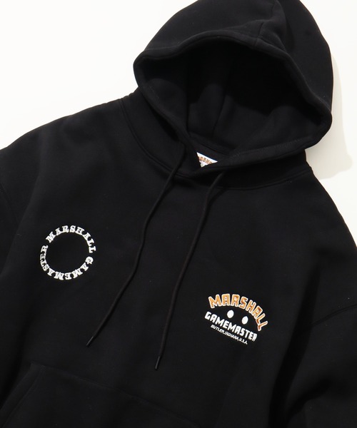 MARSHALL GAMEMASTER(マーシャルゲームマスター)の「【MARSHALL GAMEMASTER/マーシャル ゲームマスター】Embroidered Double Chest Pullover Hoodie/エンブロイダード ダブルチェスト プルオーバー フーディ(パーカー・メンズ・ブラック/チャコールグレー/アッシュグレー・L/M/XL)」の7枚目の写真