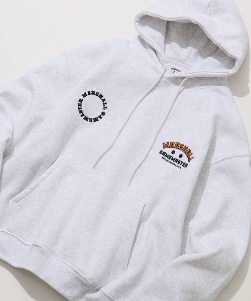 MARSHALL GAMEMASTER(マーシャルゲームマスター)の「【MARSHALL GAMEMASTER/マーシャル ゲームマスター】Embroidered Double Chest Pullover Hoodie/エンブロイダード ダブルチェスト プルオーバー フーディ(パーカー・メンズ・ブラック/チャコールグレー/アッシュグレー・L/M/XL)」の6枚目の写真
