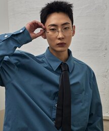 EYEUNDERSTAND（アイアンダスタンド）の「Peach Basic Shirt (Blue)（シャツ/ブラウス）」