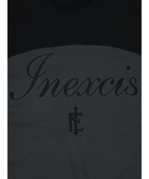 INEXCIS(イネクシス)の「フラグメントロゴスウェットシャツ(ブラック)(スウェット・メンズ・ブラック・FREE)」の3枚目の写真