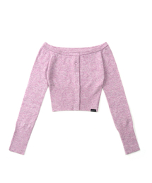 CROP CARDIGAN (LAVENDER)