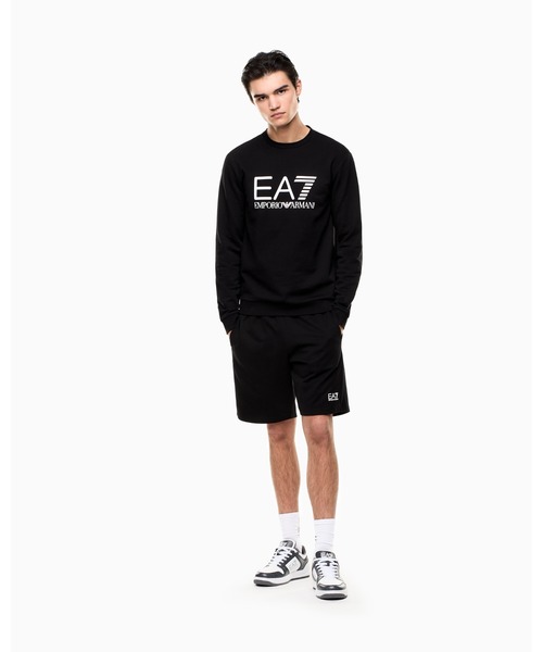 EMPORIO ARMANI EA7（エンポリオアルマーニイーエーセブン）の「<オンライン限定>【エンポリオ アルマーニ EA7】ロゴ　スウェット（スウェット・メンズ・モスグリーン/ブラック・X-SMALL/X-LARGE/SMALL/MEDIUM/LARGE）」の10枚目の写真