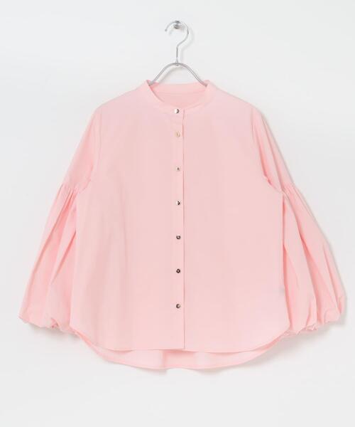 URBAN RESEARCH ROSSO WOMEN（アーバンリサーチ　ロッソ）の「ボリュームスリーブシャツブラウス（シャツ/ブラウス・レディース・ブルー系その他/ピンク/ホワイト・FREE）」の9枚目の写真