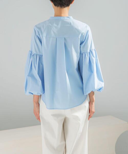 URBAN RESEARCH ROSSO WOMEN（アーバンリサーチ　ロッソ）の「ボリュームスリーブシャツブラウス（シャツ/ブラウス・レディース・ブルー系その他/ピンク/ホワイト・FREE）」の16枚目の写真