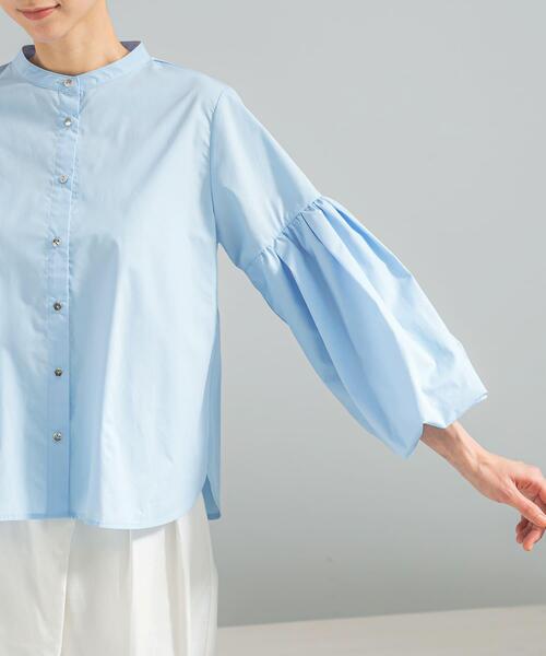 URBAN RESEARCH ROSSO WOMEN（アーバンリサーチ　ロッソ）の「ボリュームスリーブシャツブラウス（シャツ/ブラウス・レディース・ブルー系その他/ピンク/ホワイト・FREE）」の17枚目の写真