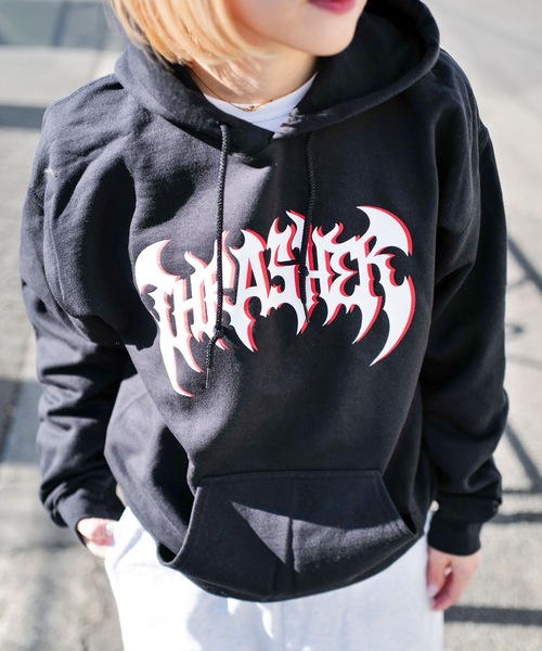 セール】HEAVY METAL HOODIE SWEAT PARKA/THRASHER スラッシャー