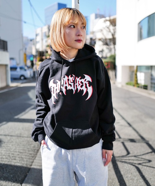 セール】HEAVY METAL HOODIE SWEAT PARKA/THRASHER スラッシャー