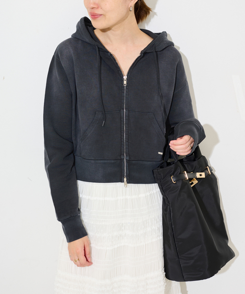 SCREEN STARS（スクリーンスターズ）の「SCREEN STARS/スクリーンスターズ SLOBE別注 ジップパーカー（パーカー・レディース・スカイブルー/ブラック/ベージュ・FREE）」の11枚目の写真