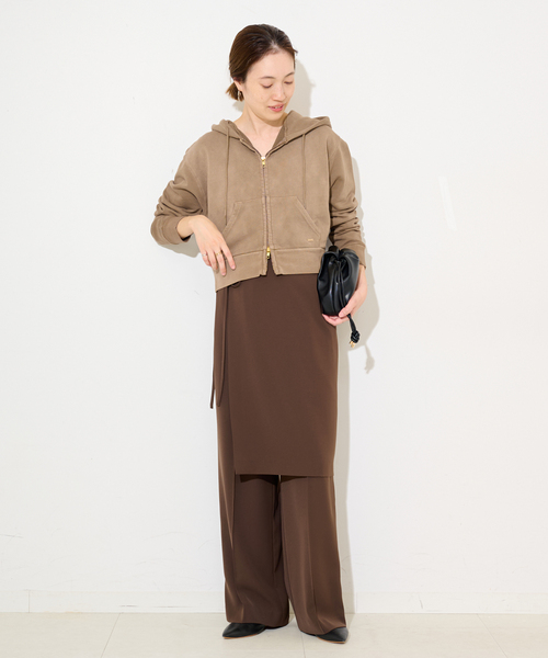 SCREEN STARS（スクリーンスターズ）の「SCREEN STARS/スクリーンスターズ SLOBE別注 ジップパーカー（パーカー・レディース・スカイブルー/ブラック/ベージュ・FREE）」の14枚目の写真