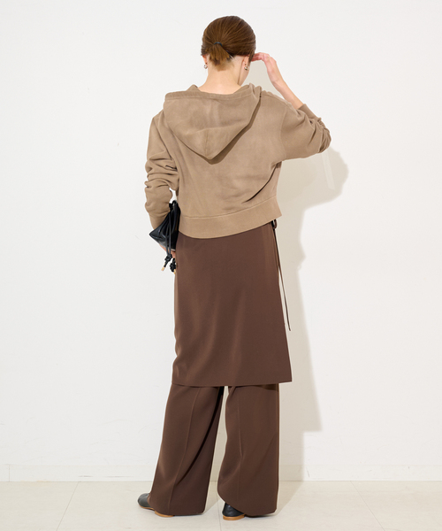 SCREEN STARS（スクリーンスターズ）の「SCREEN STARS/スクリーンスターズ SLOBE別注 ジップパーカー（パーカー・レディース・スカイブルー/ブラック/ベージュ・FREE）」の16枚目の写真