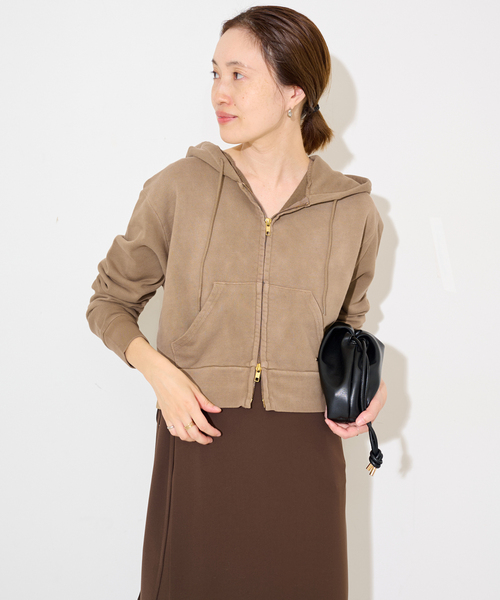 SCREEN STARS（スクリーンスターズ）の「SCREEN STARS/スクリーンスターズ SLOBE別注 ジップパーカー（パーカー・レディース・スカイブルー/ブラック/ベージュ・FREE）」の17枚目の写真