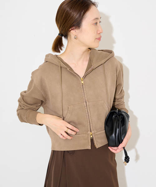 SCREEN STARS（スクリーンスターズ）の「SCREEN STARS/スクリーンスターズ SLOBE別注 ジップパーカー（パーカー・レディース・スカイブルー/ブラック/ベージュ・FREE）」の18枚目の写真