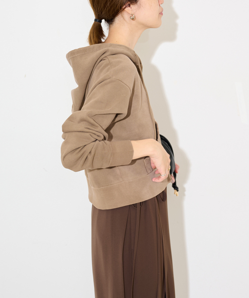 SCREEN STARS（スクリーンスターズ）の「SCREEN STARS/スクリーンスターズ SLOBE別注 ジップパーカー（パーカー・レディース・スカイブルー/ブラック/ベージュ・FREE）」の19枚目の写真