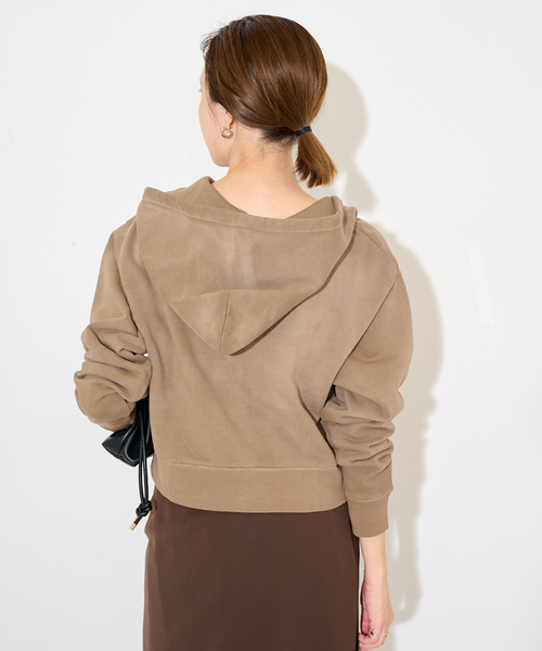 SCREEN STARS（スクリーンスターズ）の「SCREEN STARS/スクリーンスターズ SLOBE別注 ジップパーカー（パーカー・レディース・スカイブルー/ブラック/ベージュ・FREE）」の20枚目の写真