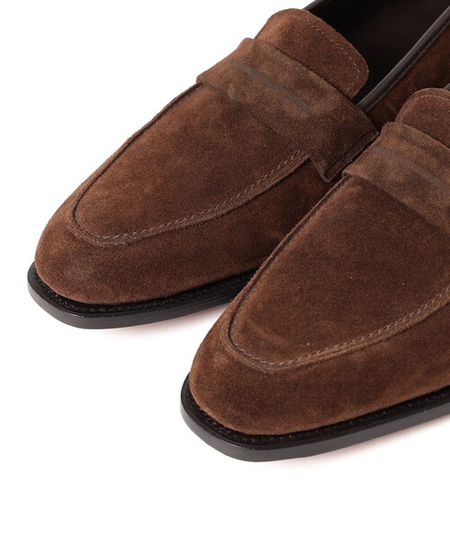 POLPETTA(ポルペッタ)の「【別注】POLPETTA LUSSO / スエード ローファー(ドレスシューズ・メンズ・ブラウン・41/40.5/40/39.5/39/38.5/42/41.5)」の2枚目の写真